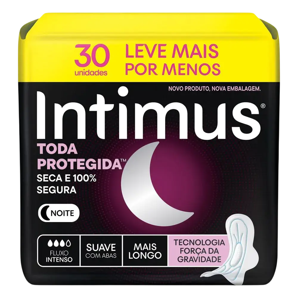 Absorvente Externo Intimus® Noturno Toda Protegida